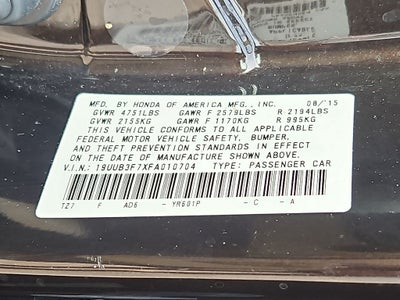 2015 Acura TLX V6 Advance