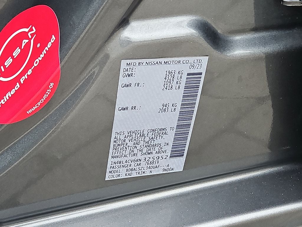 2024 Nissan Altima 2.5 SR