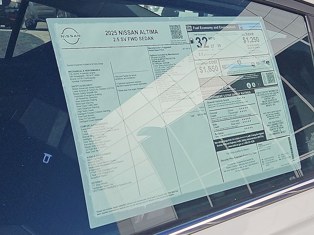 2025 Nissan Altima SV