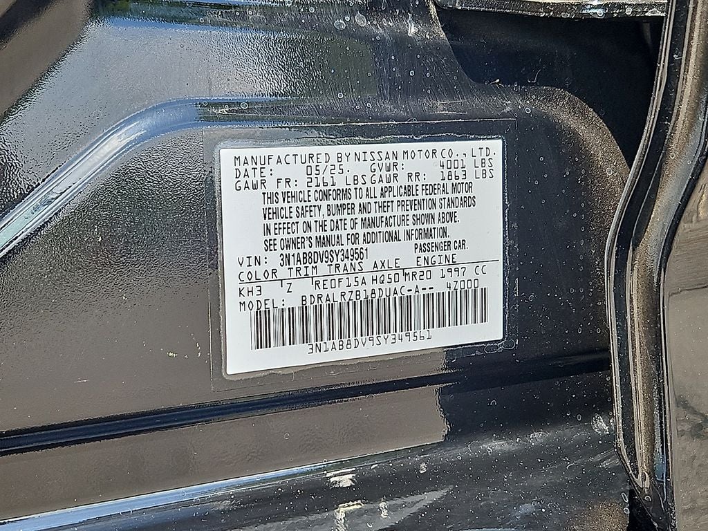 2025 Nissan Sentra SR