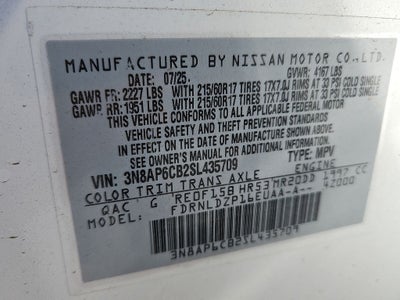 2025 Nissan Kicks SV