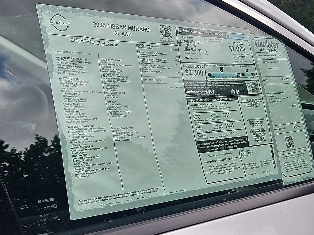 2025 Nissan Murano SL