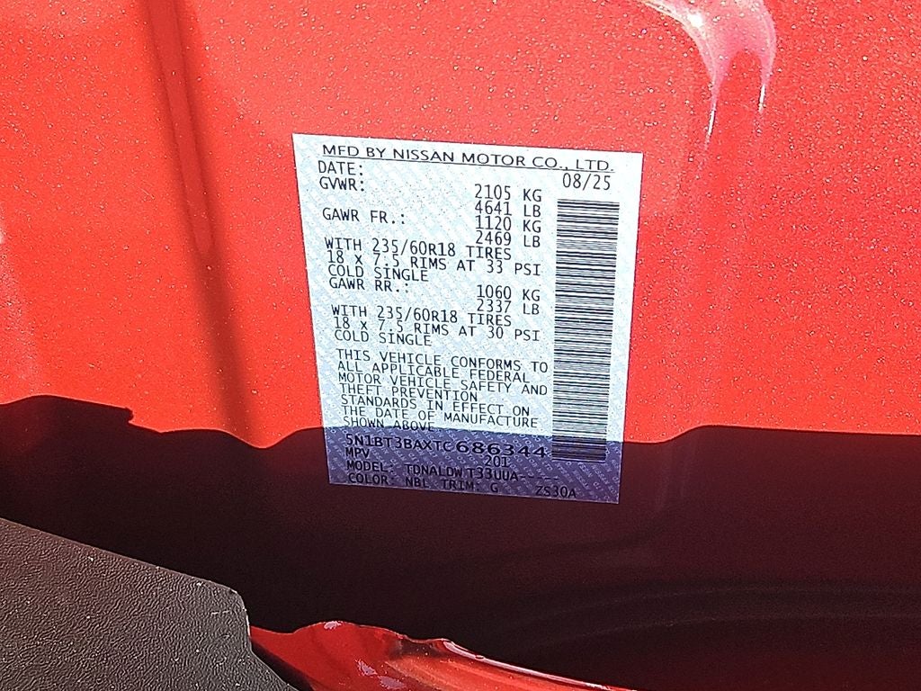 2026 Nissan Rogue SV