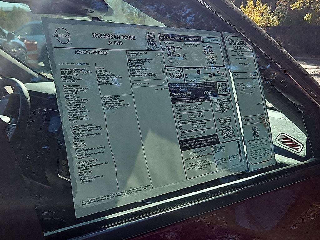 2026 Nissan Rogue SV