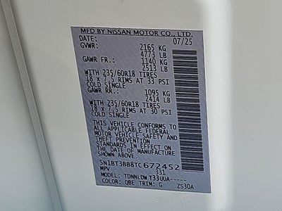 2026 Nissan Rogue SV Moonroof