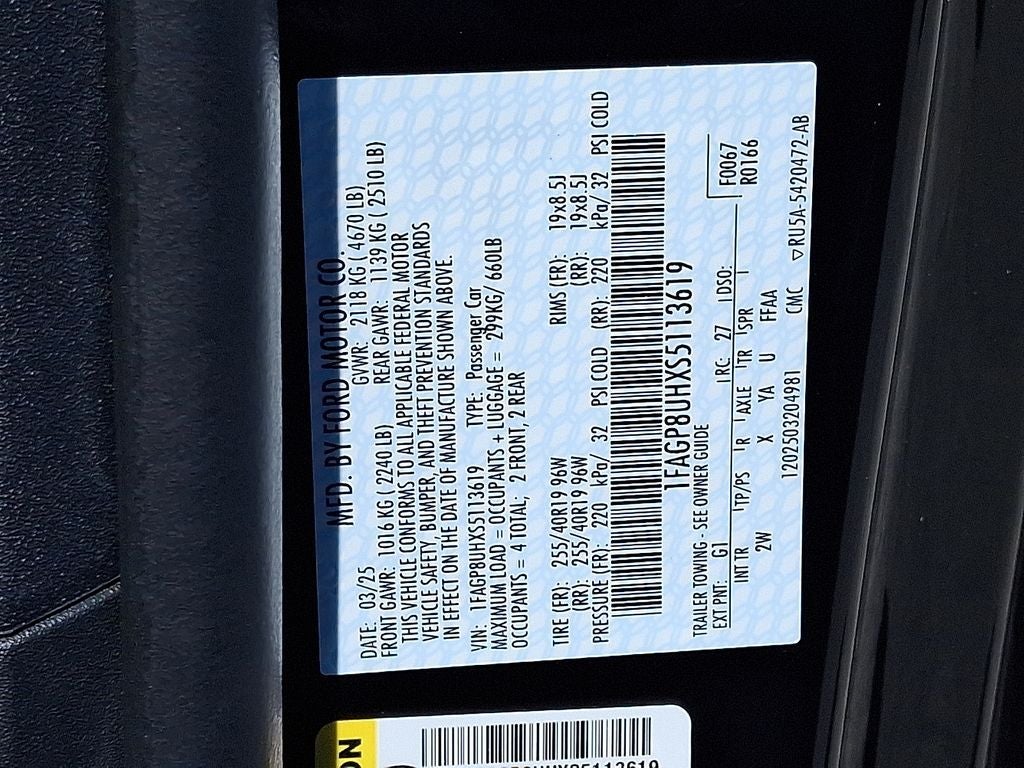 2025 Ford Mustang EcoBoost