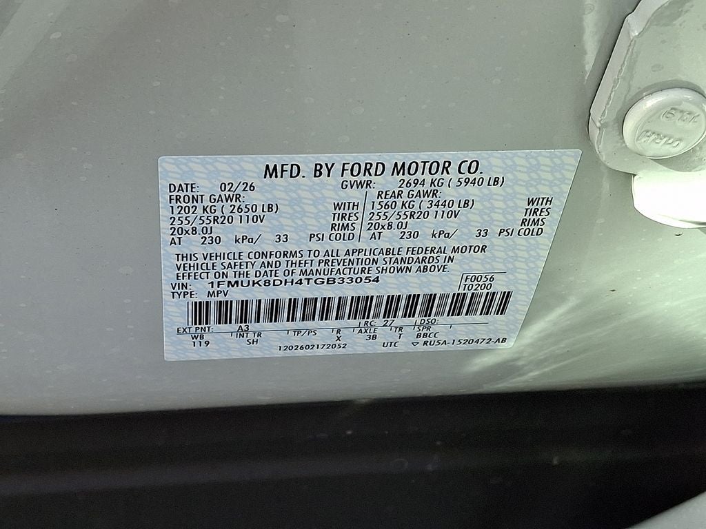 2026 Ford Explorer Active w/200A Pkg