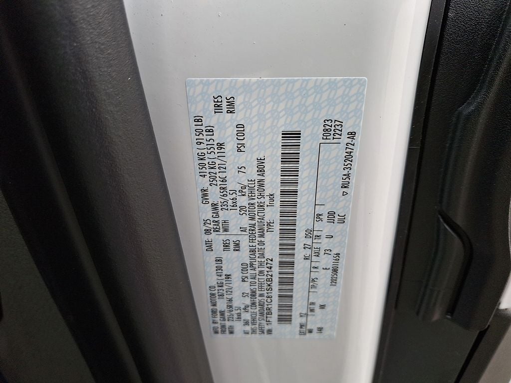 2025 Ford Transit Van Base