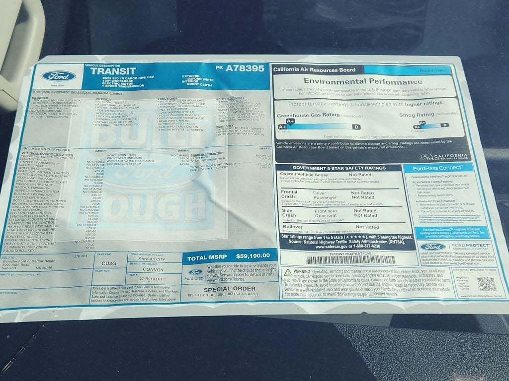 2023 Ford E-Transit Base