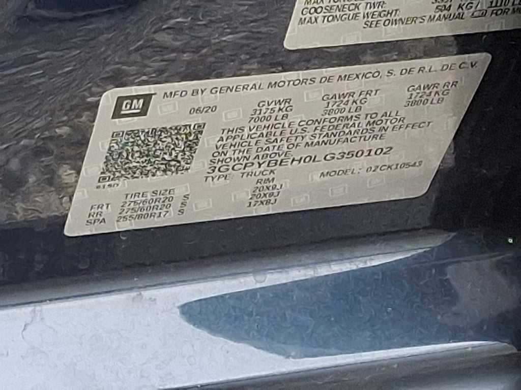 2020 Chevrolet Silverado Custom