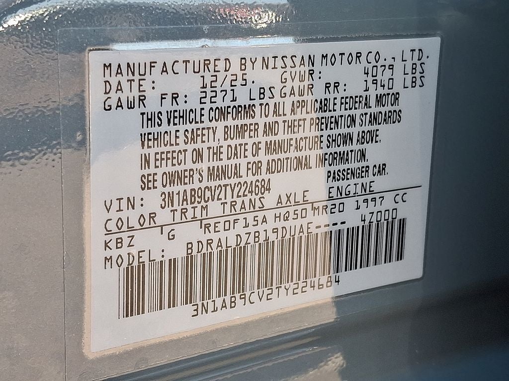 2026 Nissan Sentra SV