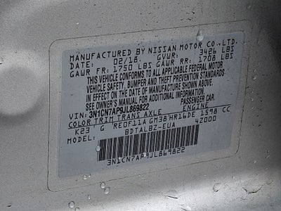 2018 Nissan Versa SV