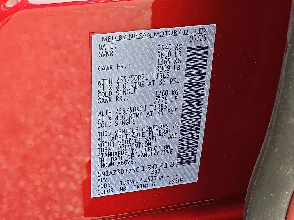 2025 Nissan Murano Platinum