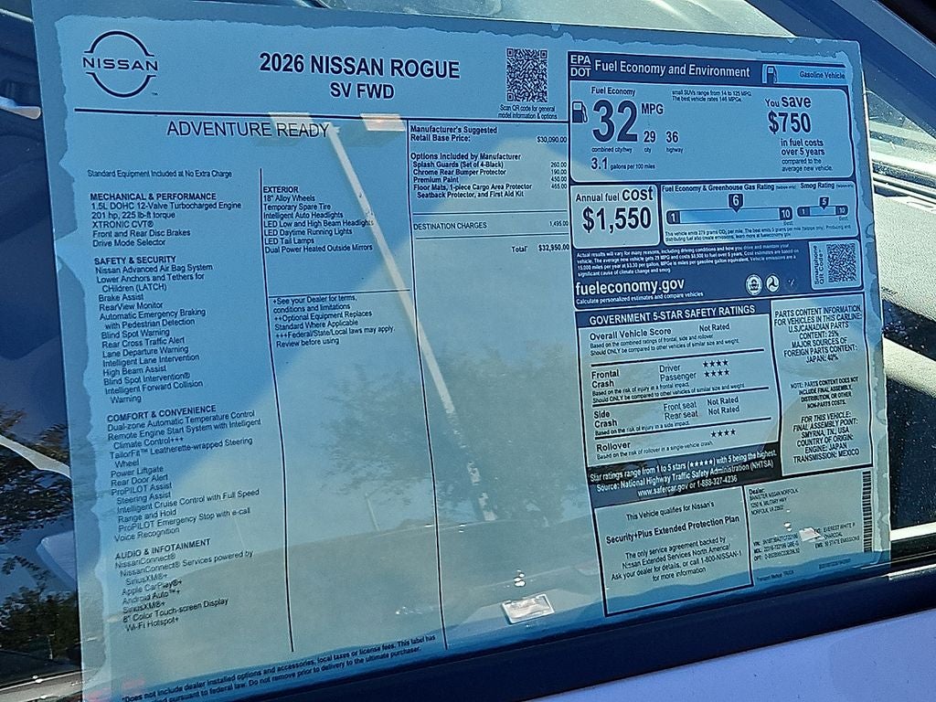 2026 Nissan Rogue SV