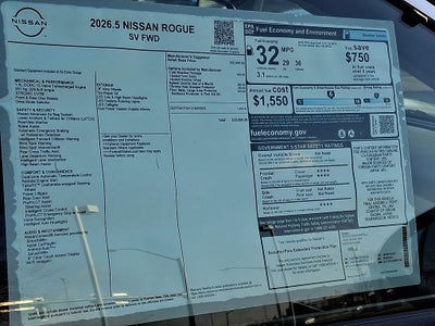 2026 Nissan Rogue SV