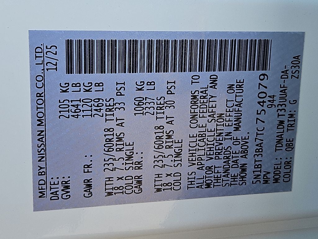 2026 Nissan Rogue SV