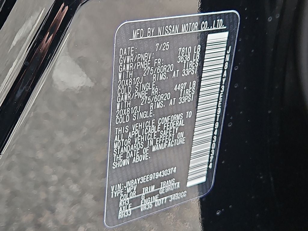 2026 Nissan Armada Platinum