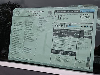 2026 Nissan Armada Platinum