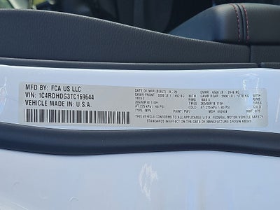 2026 Dodge Durango DURANGO GT RWD