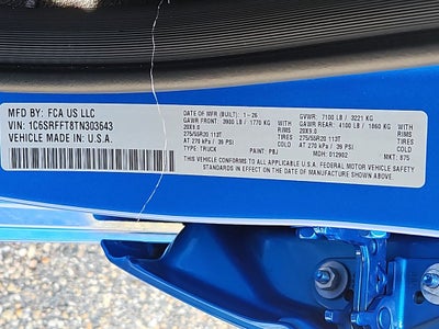 2026 RAM Ram 1500 RAM 1500 BIG HORN CREW CAB 4X4 5'7' BOX