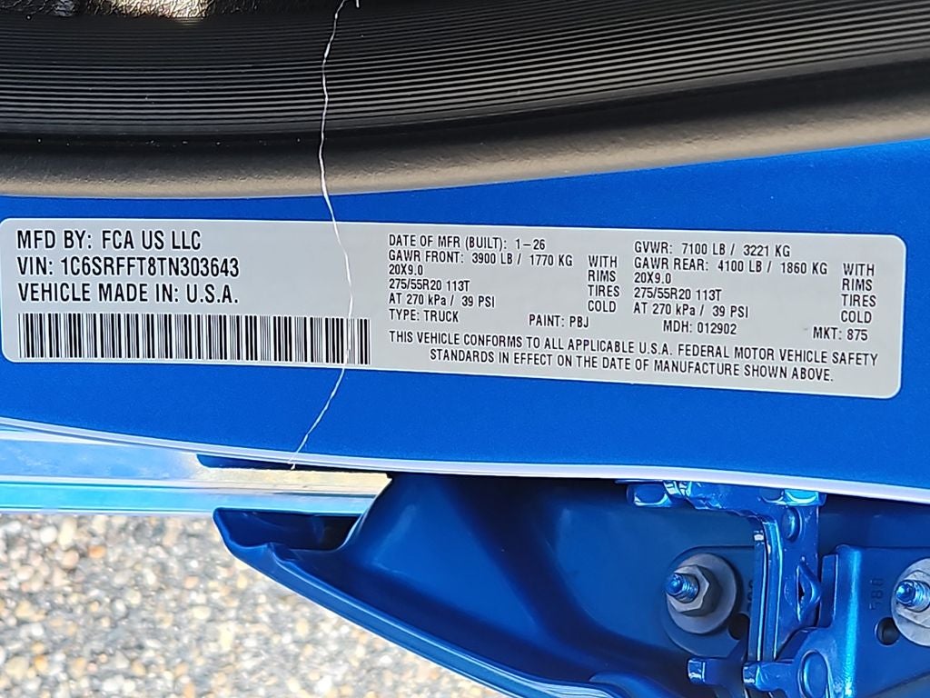 2026 RAM Ram 1500 RAM 1500 BIG HORN CREW CAB 4X4 5'7' BOX