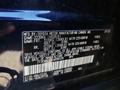 2020 Toyota RAV4 Hybrid XSE