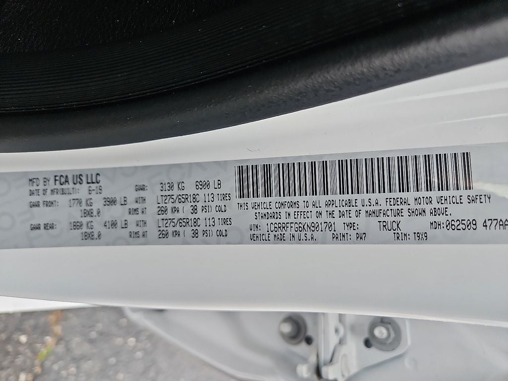 2019 RAM 1500 Big Horn/Lone Star