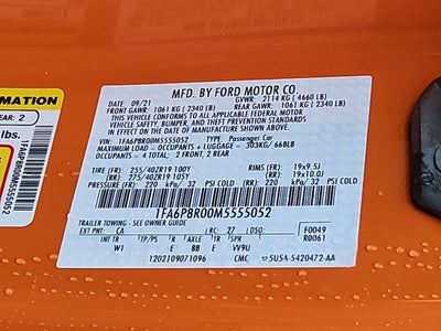 2021 Ford Mustang Mach 1