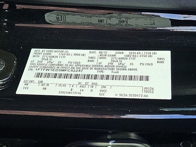 2021 Ford F-150 Platinum