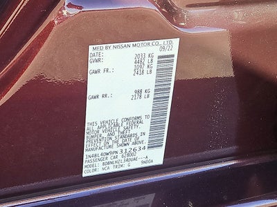 2023 Nissan Altima 2.5 SV