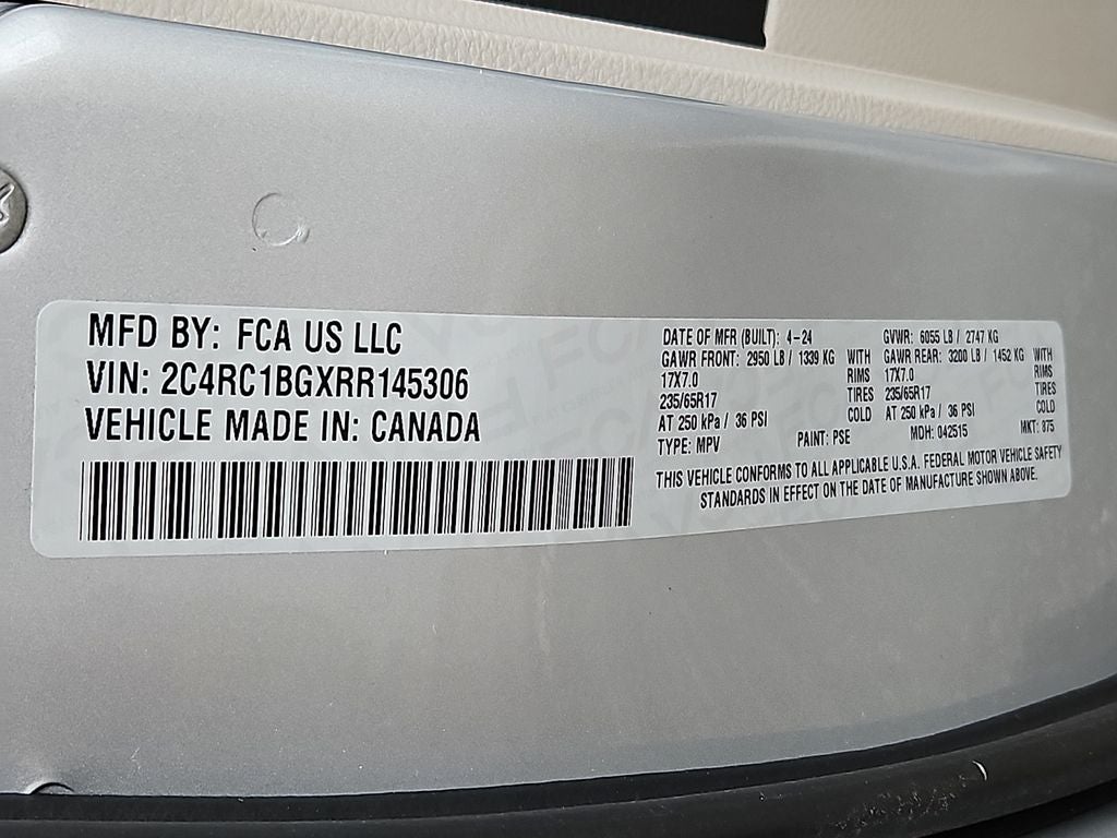 2024 Chrysler Pacifica Touring L