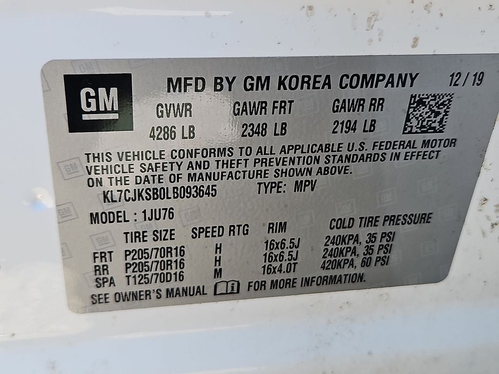 2020 Chevrolet Trax LS