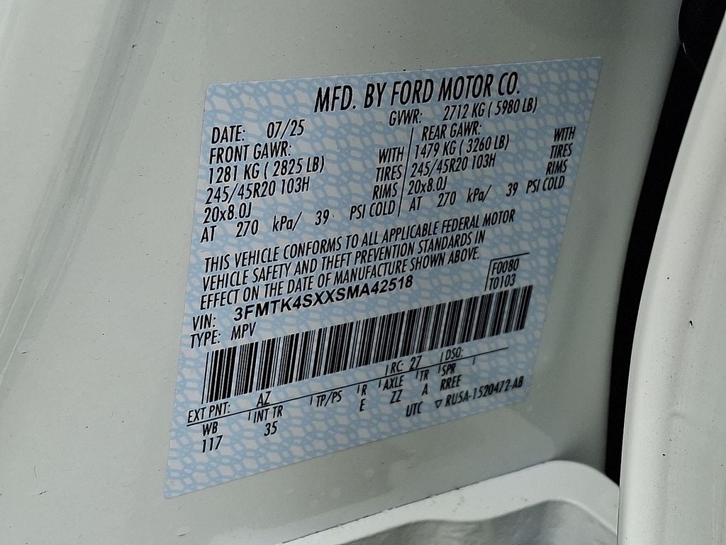 2025 Ford Mustang Mach-E GT